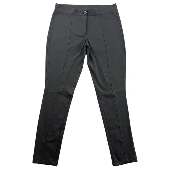 BCBG MAXAZRIA Pants Womens Size Medium Slate Gray Riding Stretch Chinos - Picture 1 of 9